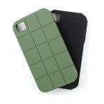 Wholesale iPhone 4S 4 Turtle Shell Hybrid Case (Green Black)